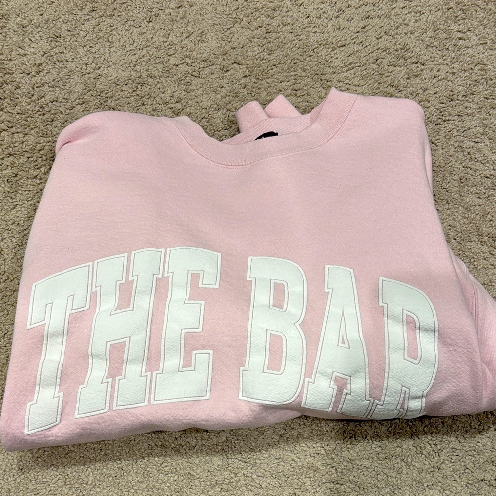 The Bar pink sweatshirt